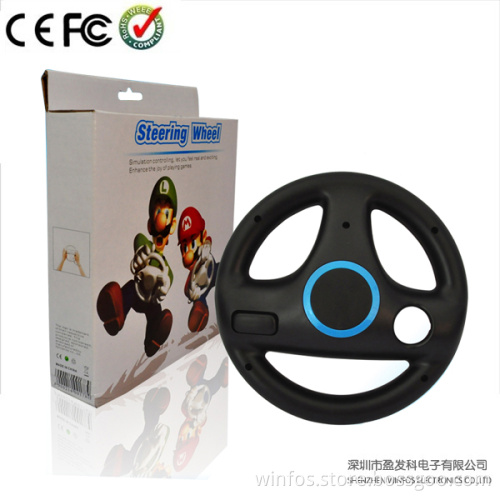 for Wii Racing Wheel Various Color Available (Pink/blue/white/black/pink)